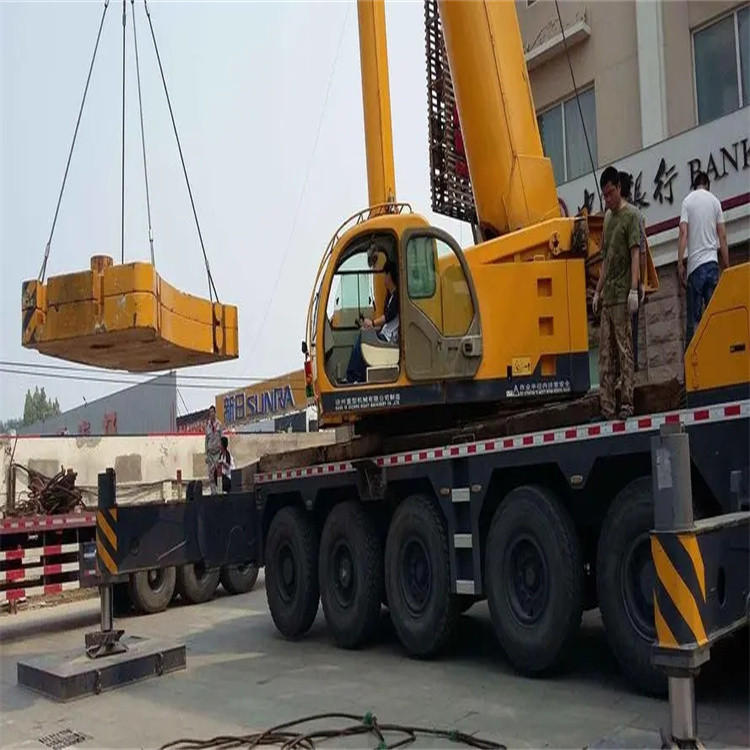 潼南当地吊车出租|机器吊装|75吨|工厂搬迁服务